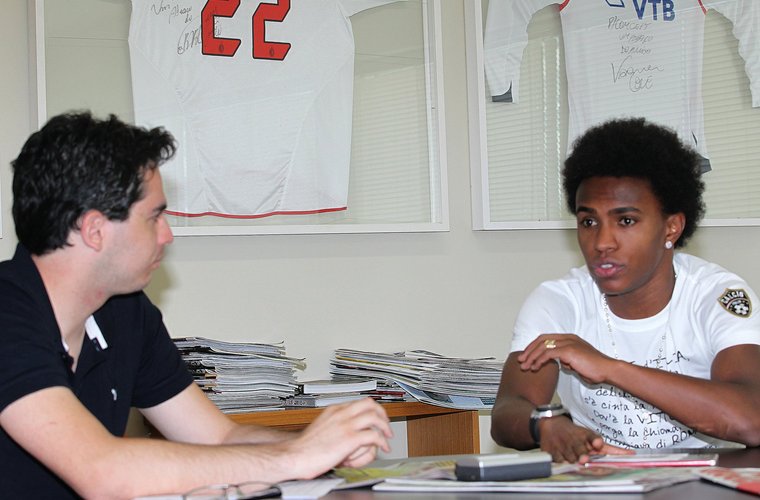 Entrevista com Willian, do Corinthians