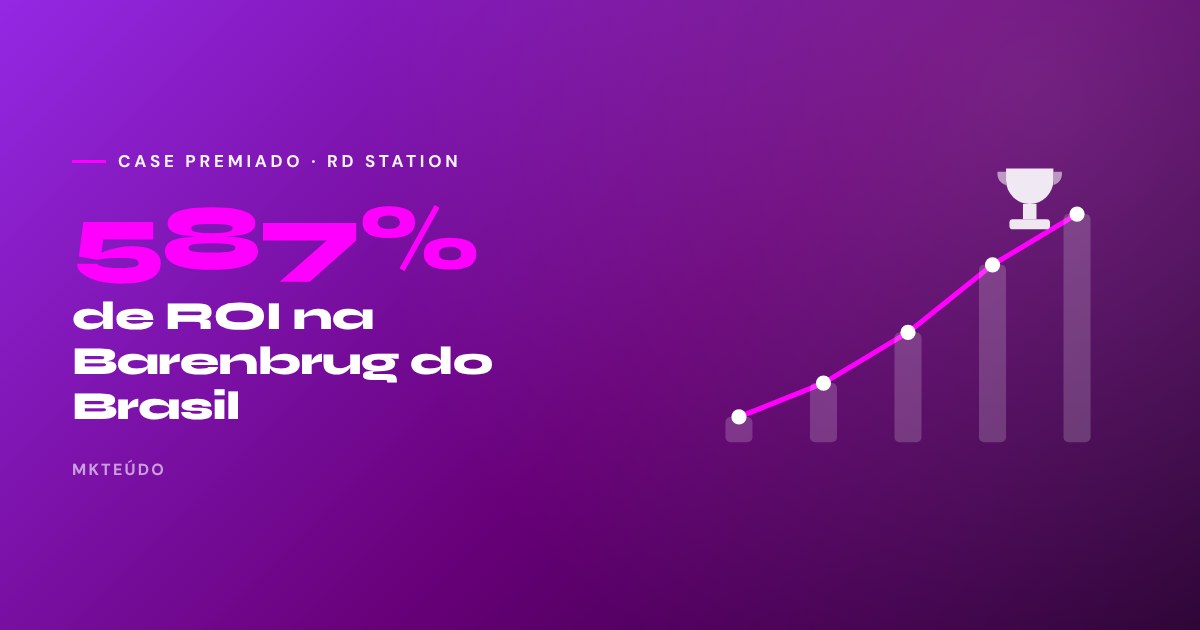 Barenbrug do Brasil prêmio RD Station transformação digital ROI 587%