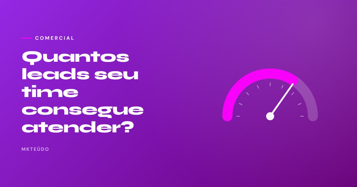 Capacidade de atendimento de leads time comercial dimensionamento