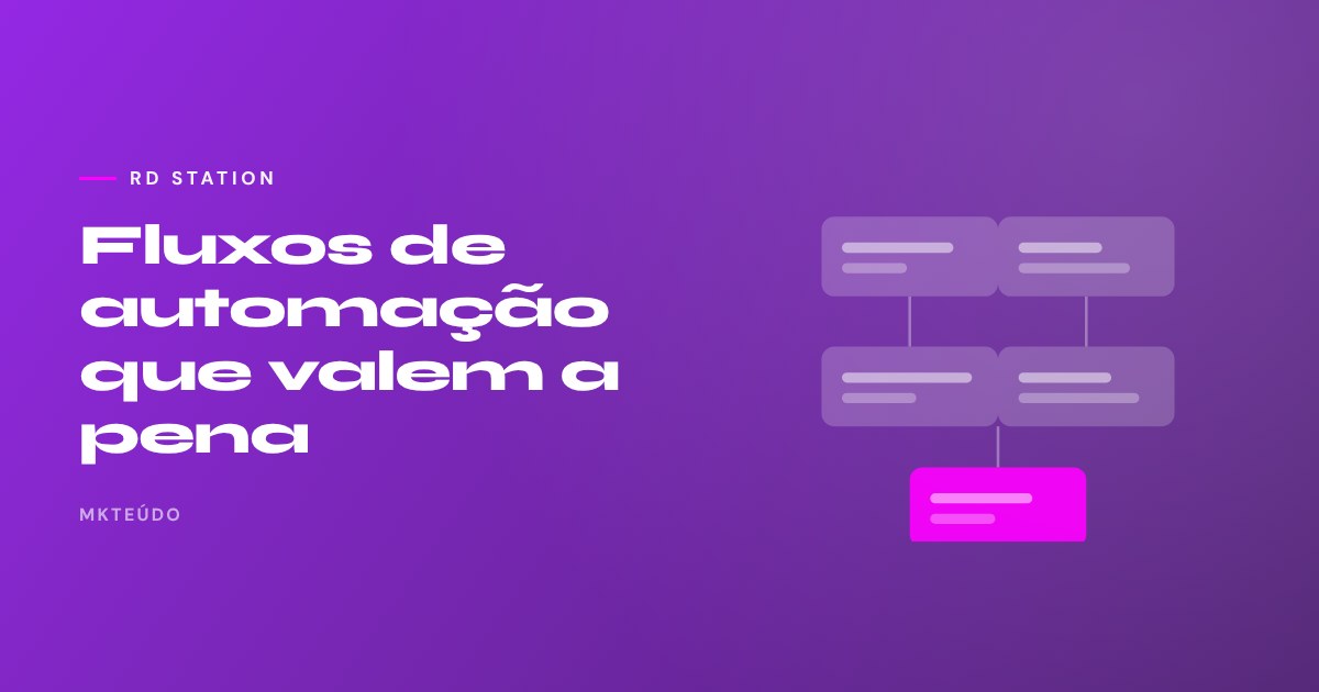 Fluxos de automação RD Station nutrição MQL alertas