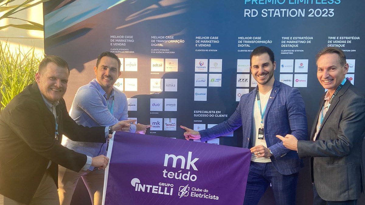 Premiação RD Limitless marketing digital Ribeirão Preto Mkteúdo 2× premiada